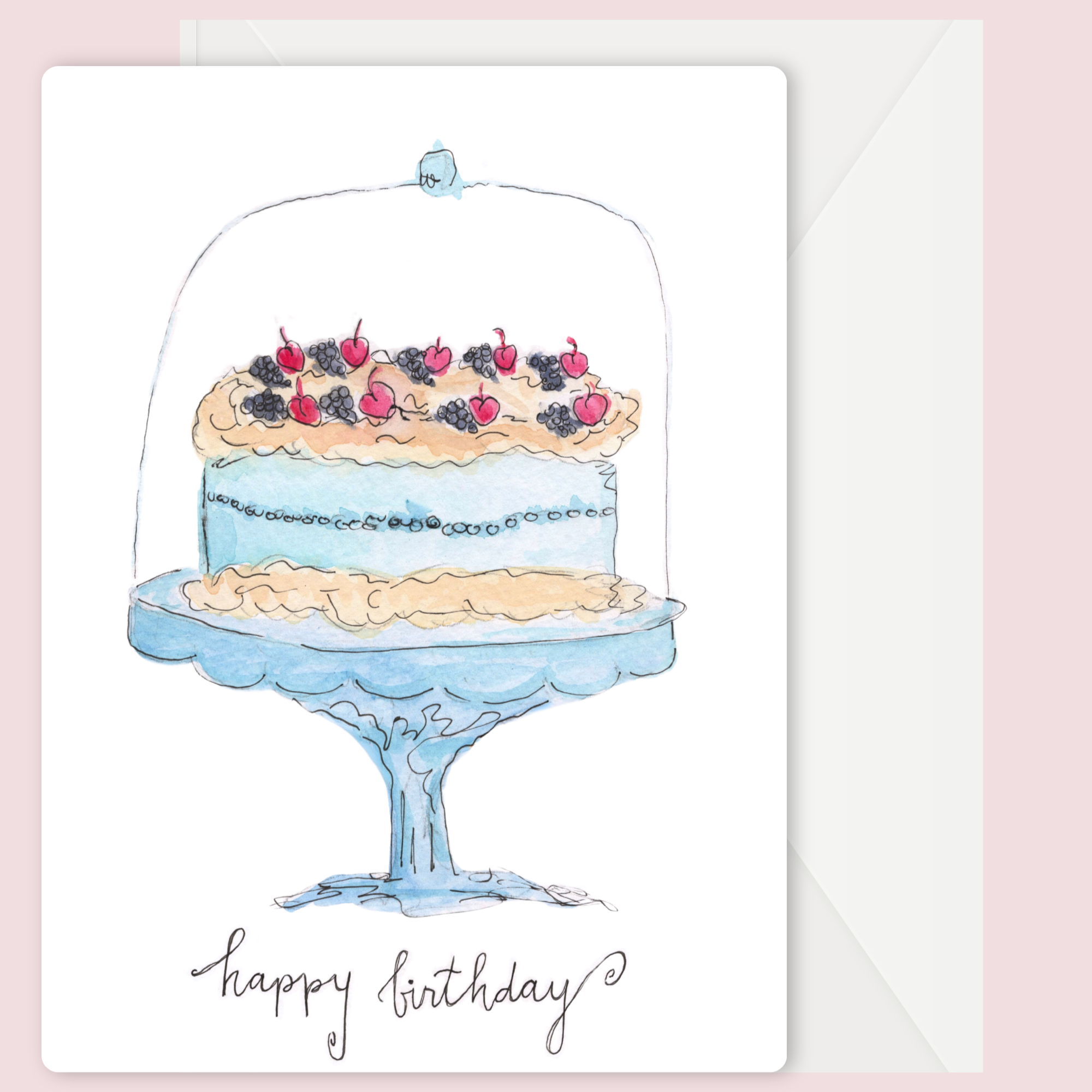 "Blue Birthday Cake"