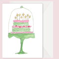 "Green Birthday Cake"
