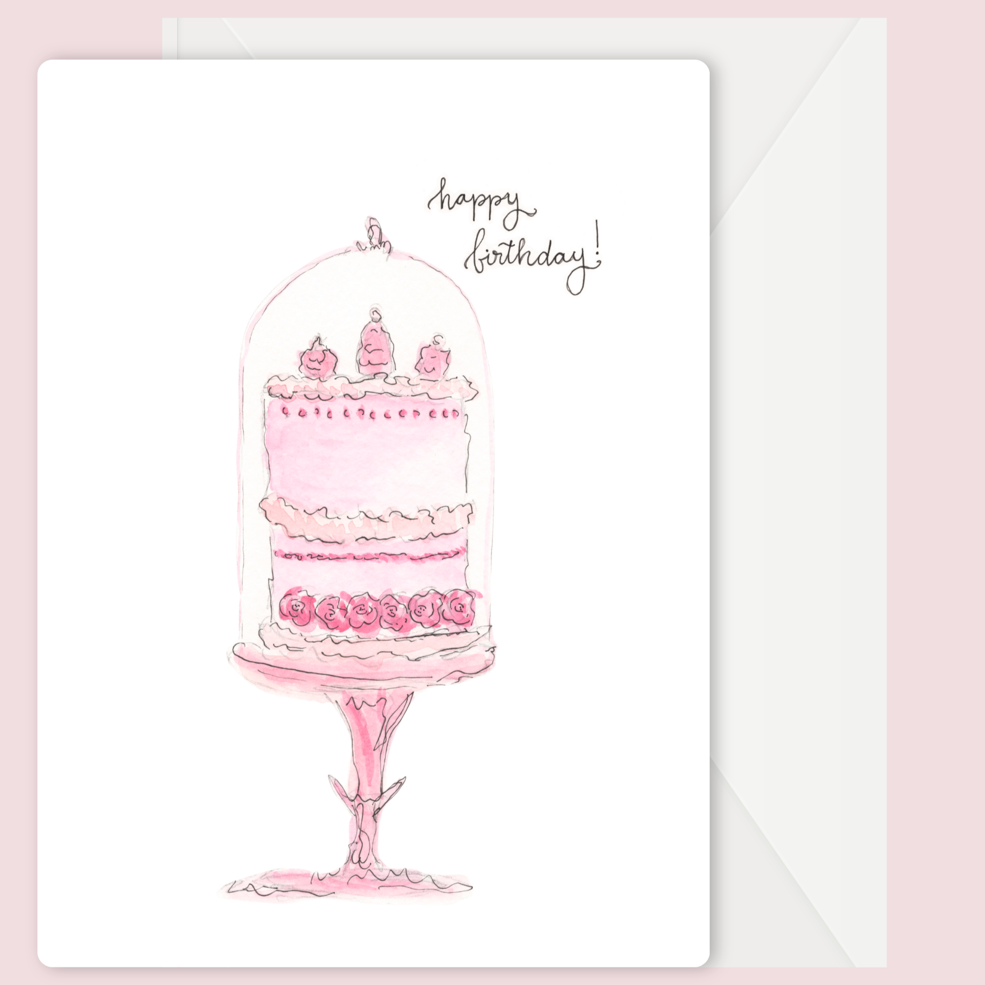 "Pink Birthday Cake"