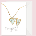 "Congrats Heart Locket"